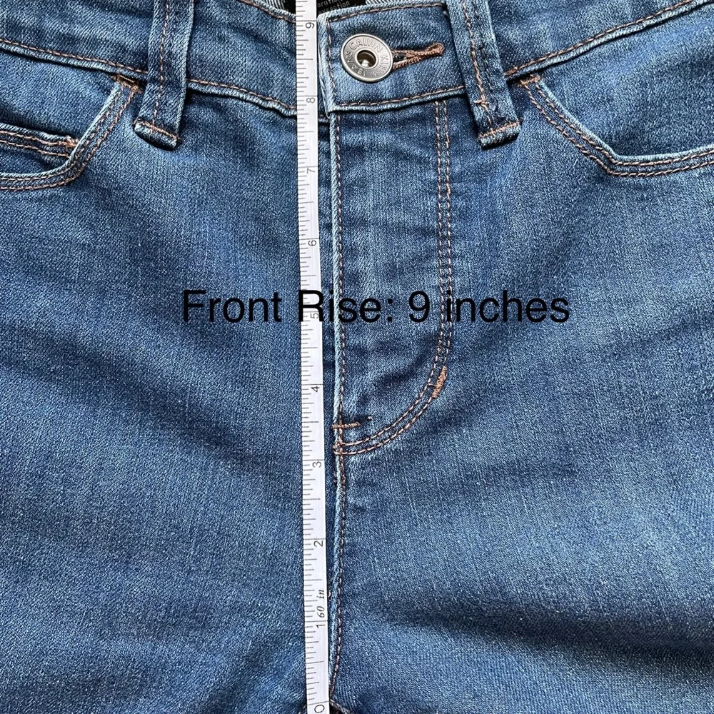 Calvin Klein Stretch Flare Mid Rise Jeans Size: 27/4 - Picture 8 of 16